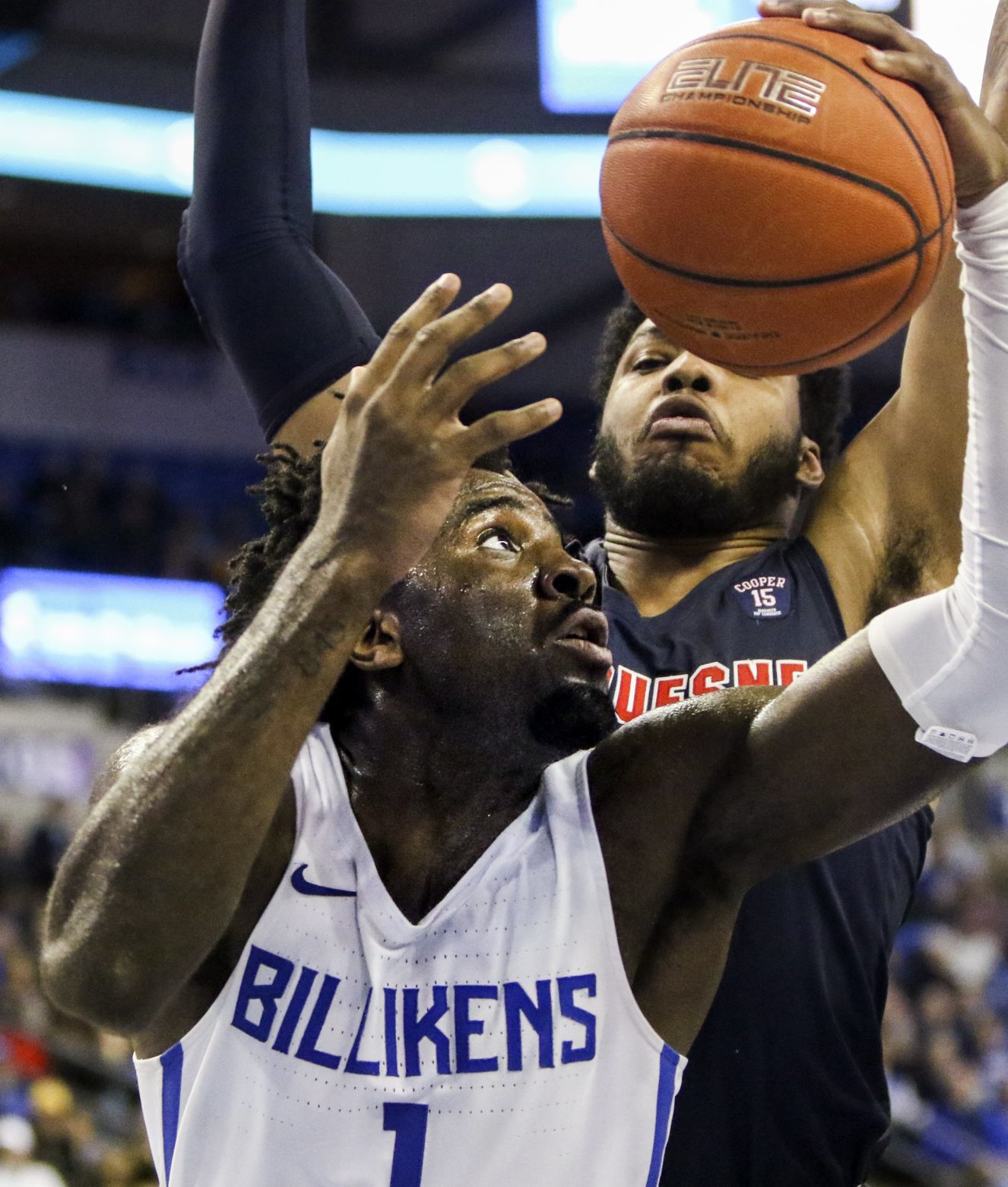 St. Louis University Battles Duquesne University on Senior Night